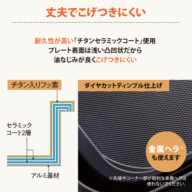 STAN.ホットプレート EA-FA10 BA（ブラック）