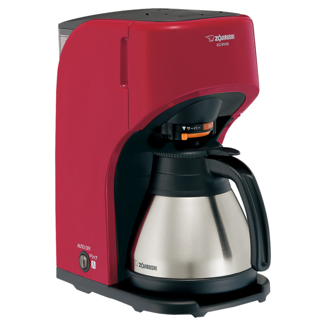 コーヒーメーカー 珈琲通 品番：EC-KV50   色柄：RA（レッド）