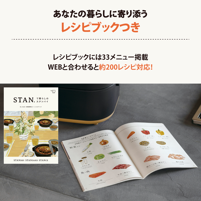 自動調理なべ STAN. 品番：EL-KA23 色柄：BA（ブラック） | 象印ダイレクト