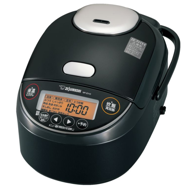 ZOJIRUSHI NP-ZX10-BA BLACK 象印 圧力IH炊飯ジャー-