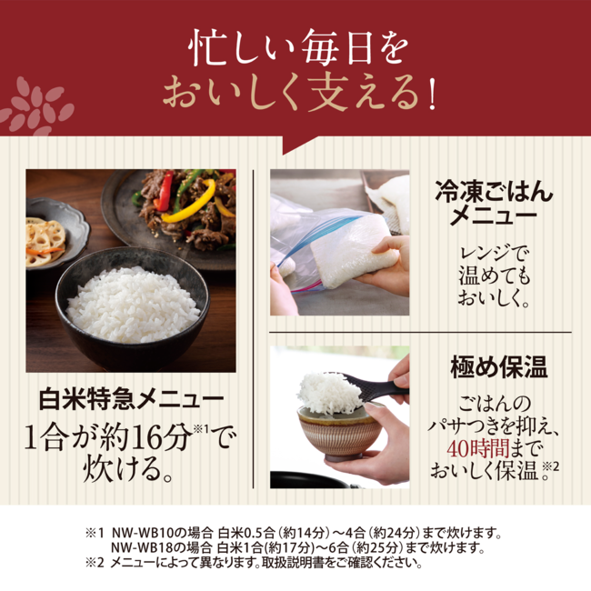圧力IH炊飯ジャー NW-WB18 BZ（スレートブラック）