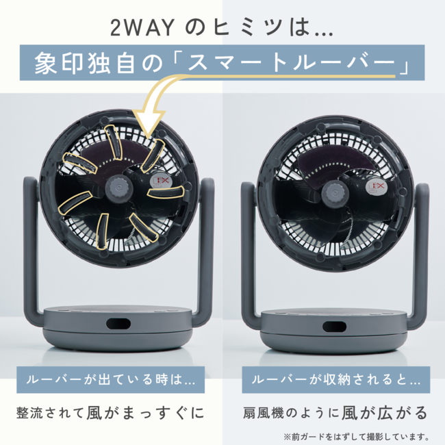 2WAY サーキュレーター RC-AA30 WA（ホワイト）