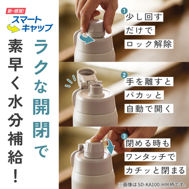 ステンレスクールボトル（保冷専用） SD-KA75 GM（ライトグリーン）