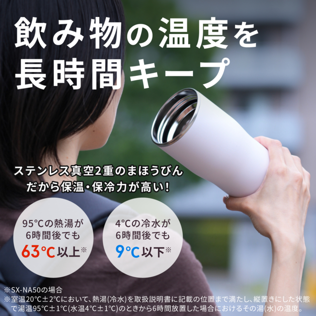 ステンレスキャリータンブラー SX-NA50 CM(サンドベージュ)